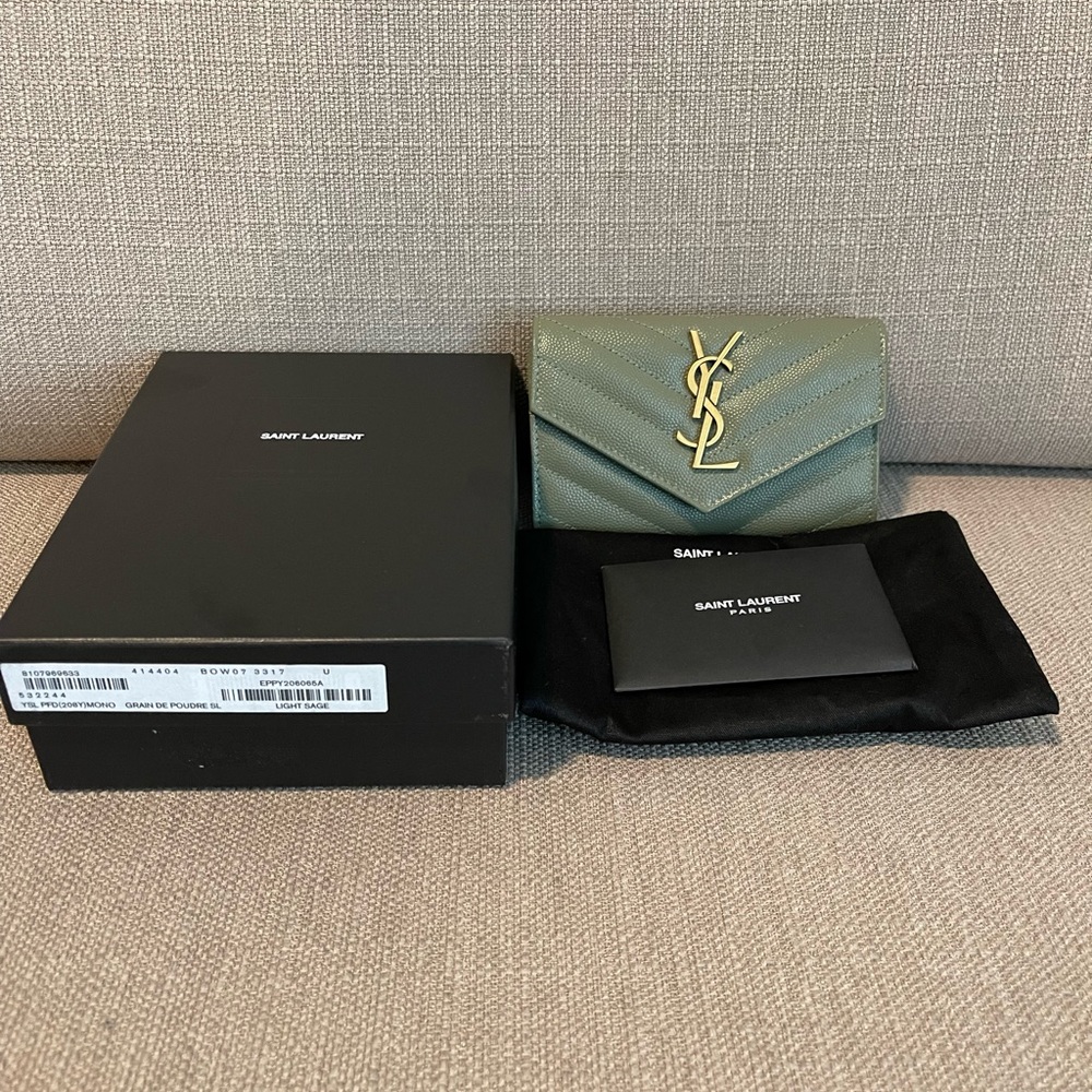 Saint Laurent small envelope wallet